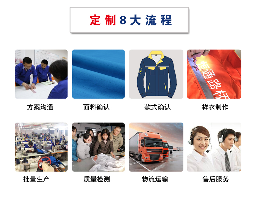 无锡春季工作服定做流程