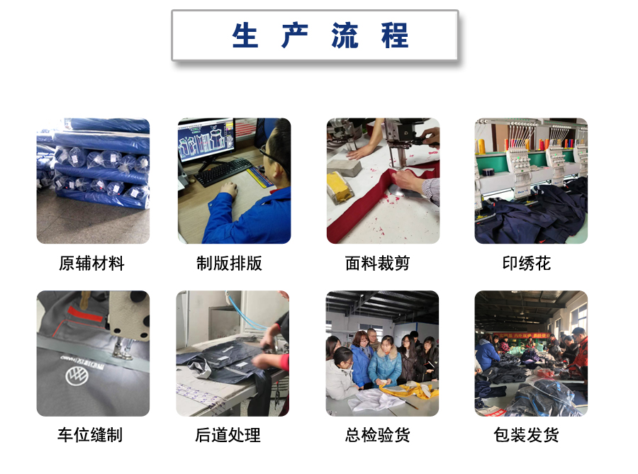 无锡春季工作服生产流程